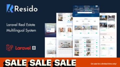 Resido Laravel Real Estate Multilingual System Nulled Script