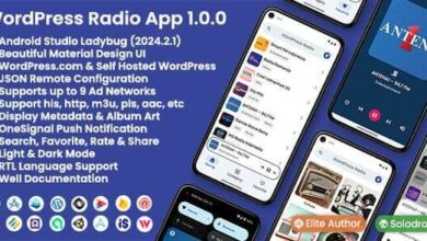 WordPress Radio App WordPress API Source