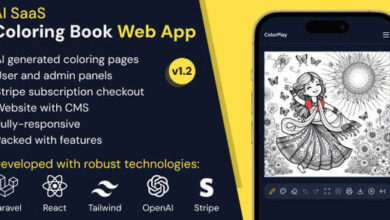 ColorPlay AI SaaS Coloring Book Web App
