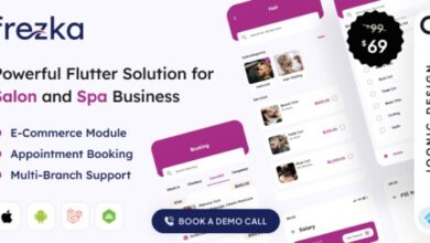 Frezka Software for Salons and Spa Businesses Flutter Laravel