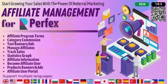 Affiliate Management Module for Perfex CRM Addon
