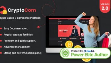 Crypto Com Crypto Based Ecommerce Shopping Nulled