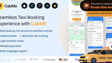 CabME Flutter Complete Taxi Booking Solution App Source