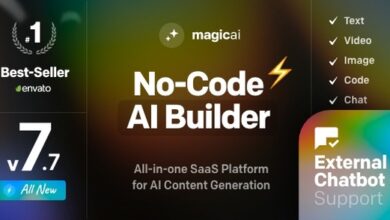 MagicAI OpenAI Content Text Image Video Voice and Code Generator SaaS