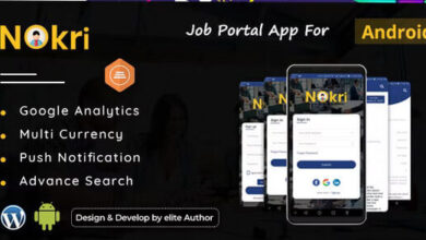 Nokri Job Board Native Android App Source