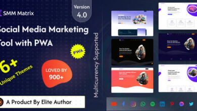 SMM Matrix Social Media Marketing Panel with PWA Nulled