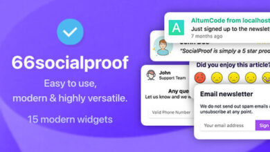 66socialproof Social Proof and FOMO Widgets Notifications SaaS Nulled