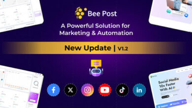 BeePost AI Social Media Management Content Creation SaaS with Subscription