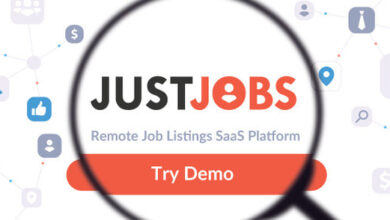 JustJobs Remote Job Listings SaaS Platform Nulled