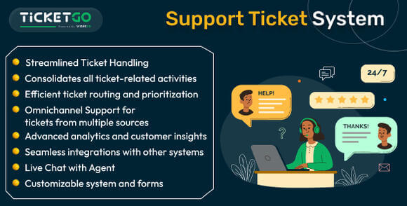 TicketGo Support Ticket System Nulled Script