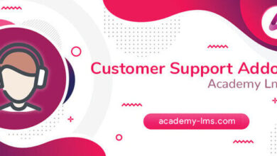 Academy LMS Customer Support Addon
