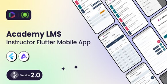 Academy LMS Instructor Flutter Mobile App Source