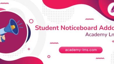 Academy LMS Noticeboard Addon