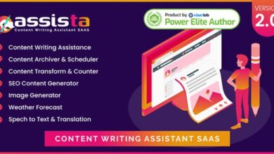 Assista Content Writing Assistant as SAAS Nulled Script