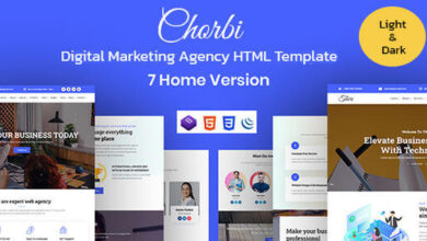 Chorbi Digital Marketing Agency HTML5 Template Download