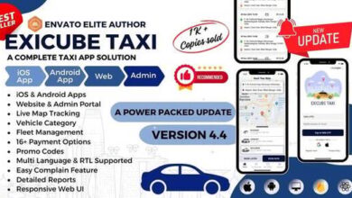 Exicube Taxi App Source Code