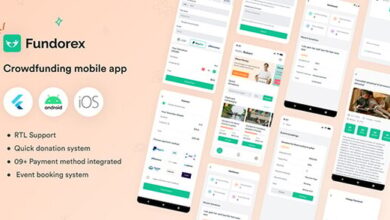 Fundorex Crowdfunding Platform Flutter Mobile App Source