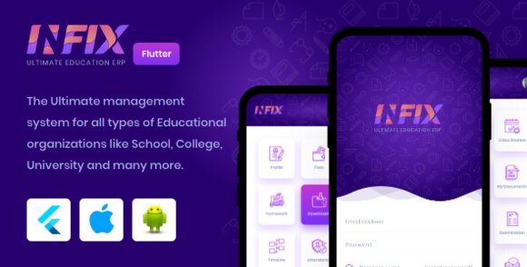 InfixEdu Open Source Flutter for Android and iOS App Source