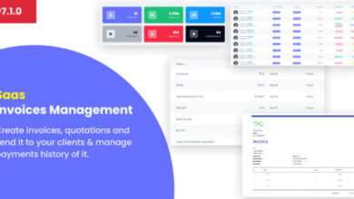 Invoice SaaS Management System Accounting and Billing Tool