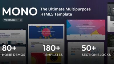 Mono Multi-Purpose HTML5 Template