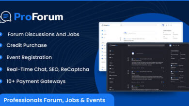 ProForum Forum Jobs and Events Script
