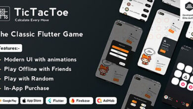 Tic Tac Toe The Classic Flutter Game Source Code