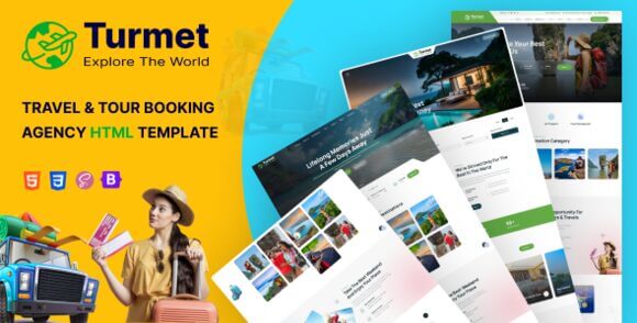 Turmet Travel and Tour Agency HTML Template