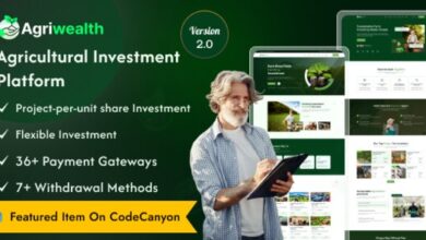 AgriWealth Agricultural HYIP Investment and Ecommerce Solution Nulled