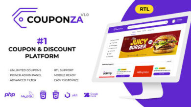 Couponza Ultimate Coupons and Discounts Platform Script