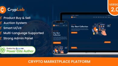 CrypLab Crypto Marketplace Platform Nulled Script