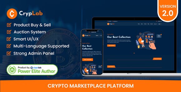 CrypLab Crypto Marketplace Platform Nulled Script