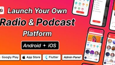 DTRadio Online Radio Podcasts Live Events Flutter App with Admin Panel