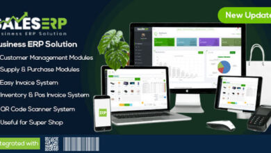 ERP Business Solution Product Shop Company Management Nulled Script