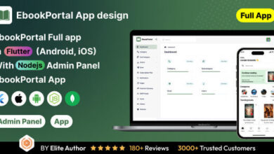 EbookPortal Ebook Full App in Flutter with NodeJs Backend