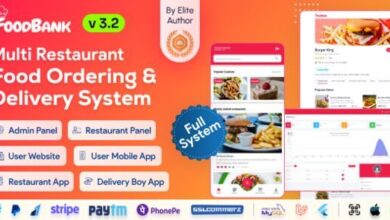 FoodBank Multi Restaurant Food Delivery App with Admin Panel