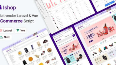 Ishop PWA Multivendor eCommerce CMS Laravel and Vue Nulled Script