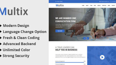 Mulzix Multipurpose Business and Agency CMS Script
