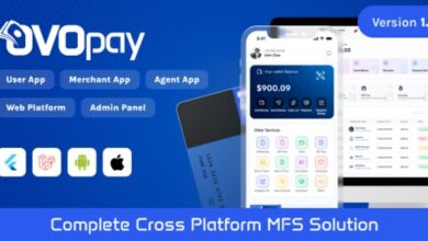 OvoPay Complete Cross Platform MFS Solution User Agent Merchant Apps