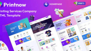 Printnow Printing Services Company HTML Template