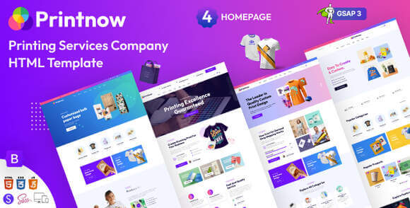 Printnow Printing Services Company HTML Template