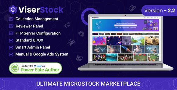 ViserStock Ultimate Microstock Marketplace Nulled Script