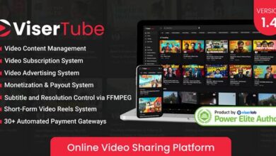 ViserTube Online Video Sharing Platform Nulled Script