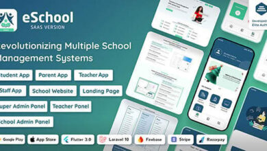 eSchool SaaS School Management System with Student Parents Flutter App