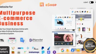 eShop Web Multi Vendor eCommerce Marketplace CMS Script