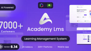 Academy LMS Learning Management System Nulled Script