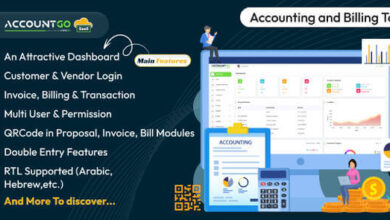 AccountGo SaaS Accounting and Billing Tool Nulled Script