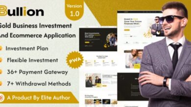 Bullion Gold HYIP Investment and Ecommerce Application Nulled Script