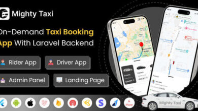 MightyTaxi Flutter Online Taxi Booking Full Solution with Bidding User Driver Laravel Admin