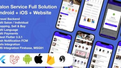 Multi Salon Service App Individual Appointments Booking Flutter App Laravel