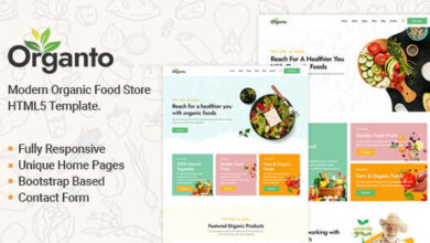 Organto Organic Food and Farming HTML Template